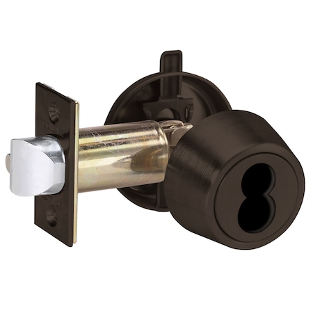 Schlage Grade 2, Single Cyl Deadlatch, SFIC Less Core, US10B, Rectangle Stk B250JD 613